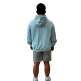 Cold Blue Oversized Hoodie