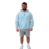 Cold Blue Oversized Hoodie